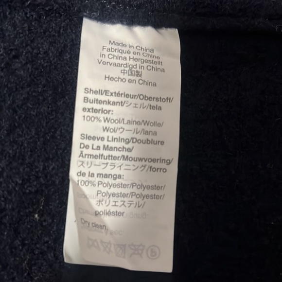 NWT -XXS- J. Crew Swingy mock neck coat in Italian boiled wool